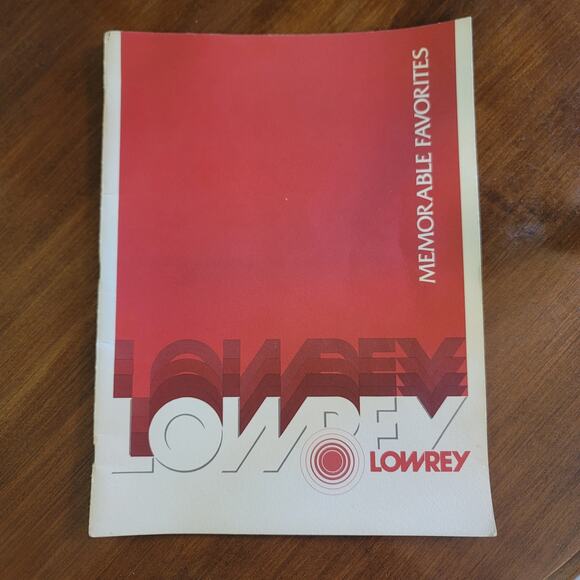 Vintage Lowrey Memorable Favorites Sheet Music Organ Instruction - Picture 1 of 3